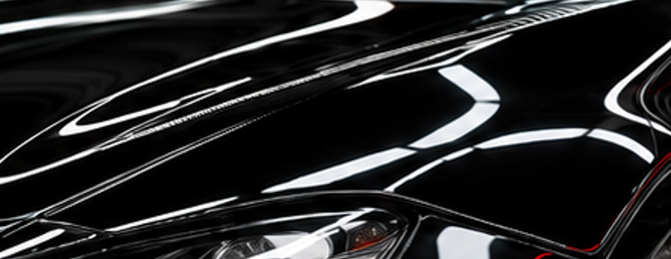 Gloss Forever Young PPF finish, deep mirror-like reflective shine on a car panel
